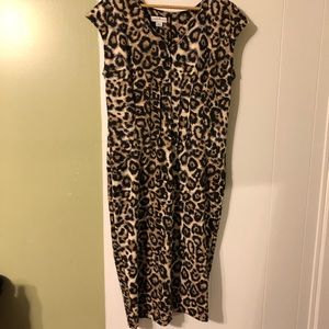 Sexy Leopard Print Jaclyn Smith Dress Size XL